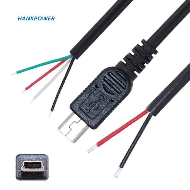 Customize Mini B Mini 5P USB Cable for Card Readers MP3 Players Digital Cameras Portable Hard Drives Data Charger