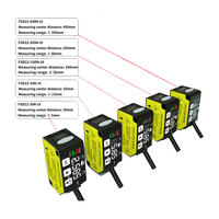 Capteur de mesure d'épaisseur de Distance de déplacement laser à affichage numérique de haute précision FSD22-30P-UI 4-20mA0-5 capteurs optiques