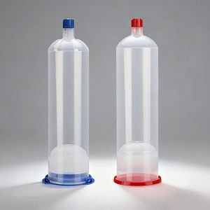 600CC使い捨て接着剤カートリッジ工業用プラスチック射出ホワイトディスペンシングシリンジバレル - Product Image 2