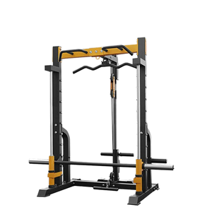 Alat Fitness Profesional untuk Penggunaan di Rumah, Mesin Bench Press, Mesin Mulsmith, Rak Squat Gym, Mesin <span class=keywords><strong>Smith</strong></span> dengan Functional Trainer - Product Image 5