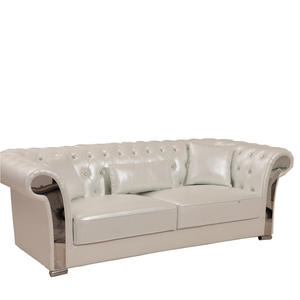 Canapé de style commercial moderne pour boîte de nuit, ensemble de canapés de bureau modernes, meubles modulaires sectionnels, canapé en cuir noir - Product Image 6