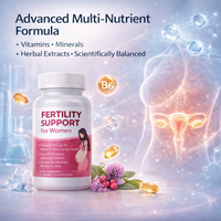 Complément de fertilité pour femmes, formule prénatale, santé reproductive, capsules d'équilibre hormonal, marque personnalisée, vente en gros
