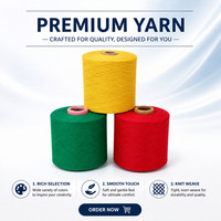 Fil à fil ouvert en coton et polyester 10/2 16/2 20/2 20/3 recyclé et teint pour le tissage de Kente, smocks, chaussettes, le tricot au Ghana et au Burkina Faso