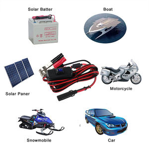 SAE to Alligator Clip Battery Cable <b>with</b> Inline Fuse and <b>Switch</b> - 12V Power <b>Extension</b> <b>Lead</b> for Solar, Automotive, DIY - Product Image 3