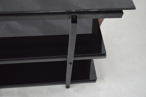 Tempered Glass Modern Lcd <strong>Tv</strong> <strong>Wall</strong> Unit Designs Furniture Cheap <strong>Tv</strong> <strong>Stands</strong> Price <strong>for</strong> Sale - Product Image 6