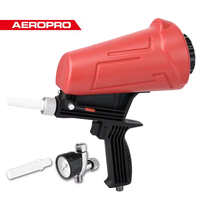 AEROPRO V641 Outils pneumatiques portables Pistolet de sablage à alimentation par gravité Pistolet à sable pneumatique Sableuse pneumatique