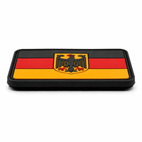 Großhandel Mehrfarbige Outdoor-Abenteuer-Stil 3D Geprägte Gummi-Patch-Abzeichen Benutzerdefiniertes Logo PVC-Patch mit Klettverschluss