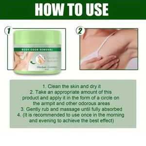 Crema Herbal para Eliminar el Olor Corporal, con Logotipo Personalizado OEM, Desodorización Eficiente, Inhibición del Olor Duradera - Product Image 4