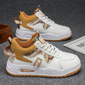 Zapatos Deportivos MC39 para Hombre, Nuevos, Transpirables, Versátiles, Casuales, de Cuero, que Aumentan la Estatura, Blancos, para Estudiantes, a la Moda - Product Image 3