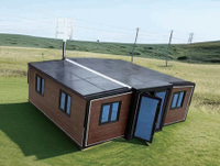 Maison préfabriquée préconstruite en conteneur de 40 pieds, extensible, avec salle de bain, villa, maison mobile, maison préfabriquée