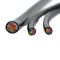Cable de Alimentación Multifilar con Aislamiento de PVC, 2, 3, 4, 5, 7, 10, 12, 16, 19, 24 Núcleos, 1.5, 2.5, 4, 6, 10, 16, 25, 35, 50 mm, Conductor de Cobre, Cable Eléctrico
