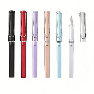 Stylos à bille mécaniques transparents couleur bonbon, personnalisables avec logo, en métal durable, pour sublimation – Vente chaude - Product Image 1