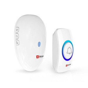 Combo de timbre inalámbrico con 57 melodías y cuatro luces intermitentes de colores para uso doméstico inteligente y comercial - Product Image 1