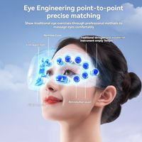 2025 nouvelle usine électrique soins des yeux masseur Vibration vapeur compresse chaude Acupoint brouillard compresse chaude atomisation masseur pour les yeux