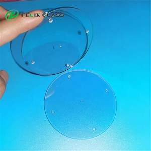 FELIX - Láminas de Vidrio Transparente de Sodalime D263T, las Más Económicas, con Orificios en el Centro - Product Image 4