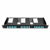 Module de cassette 1U 19 pouces pour centre de données, panneau de brassage fibre optique MPO MTP vers LC, 36 fibres, 18 ports LC duplex, montage en rack