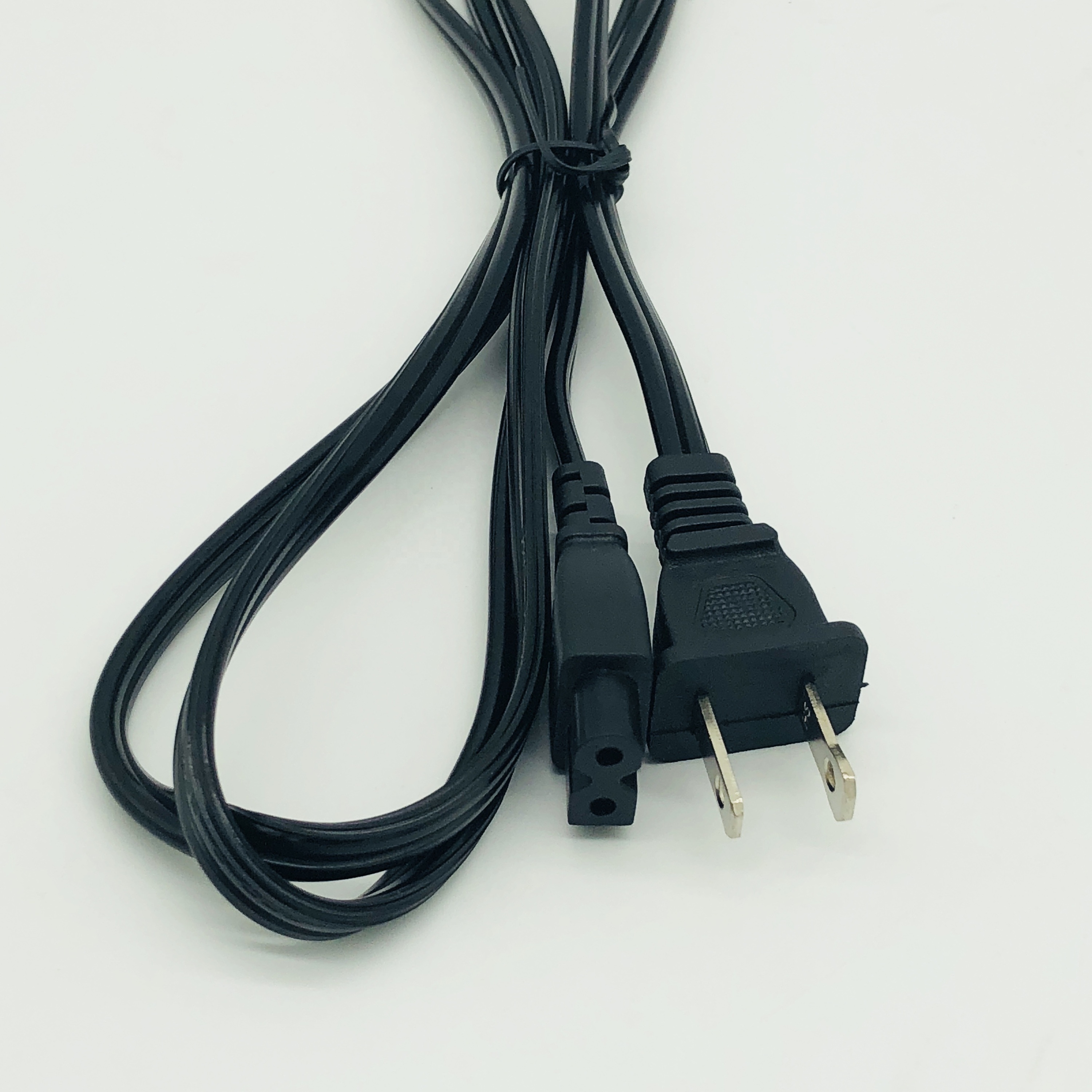 plano conector C8 poder negro interior cable de extensión nuevo producto americano 250V 16A H03VVH2 1,5 M 2 pines no-Tierra