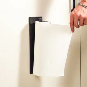 <span class=keywords><strong>Porte</strong></span>-serviettes mural moderne pour salle de bain d'hôtel, blanc, <span class=keywords><strong>porte</strong></span>-serviettes en papier magnétique - Product Image 4