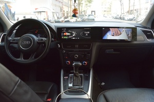 21 Inch 3D Cong Màn Hình Kép Đài Phát Thanh Xe Hơi Cho Audi Q5 2009 2017 Android Tự Động Đa Phương Tiện Máy Nghe Nhạc DSP Không Dây Carplay GPS Navigator - Product Image 3