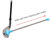 Alat Bantu Latihan Golf Alignment Rods Lie Angle Swing, Indikator Arah Tongkat Golf, Alat Koreksi Ayunan Chip Shot