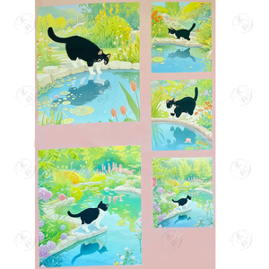 100% Cotton Mèo Twill Vải Bằng Cách Định Vị Lạch Cho Handmade Tự Làm Túi Vải Áo Khoác Áo Khoác Cho May Dự Án - Product Image 6