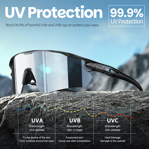 Gafas <span class=keywords><strong>de</strong></span> Ciclismo Unisex con Marco TR90 y Logotipo Personalizado, Protección UV400, Resistentes al Viento, para Ciclismo, Running, Béisbol, Senderismo, Escalada y Deportes - Product Image 3