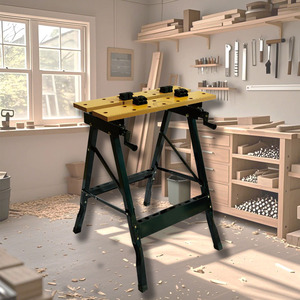 Multifunctional Woodworking Workbench <b>Foldable</b> Operation Saw Table, <b>Foldable</b> Table Saw Horse for Woodworking tool convenient . - Product Image 2