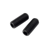 Offre Spéciale Vis sans tête à six pans creux en acier allié métrique Grade 12.9 M3-M8 DIN916, à pointe concave, pour collier d'axe, finition noire
