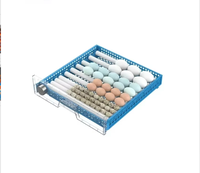 Incubateur d'œufs entièrement automatique à taux d'éclosion supérieur, capacité de 500 œufs, type à rouleaux, petit incubateur d'œufs automatique
