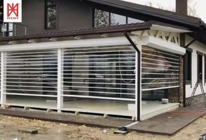Porte enroulable commerciale en <span class=keywords><strong>polycarbonate</strong></span>, volet automatique en cristal, porte de garage transparente <span class=keywords><strong>pour</strong></span> fabricant commercial - Product Image 5