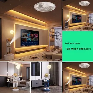 Figura Grande de Astronauta Ecológica de Resina de Alta Gama para Decoración de Sala de Estar, Mueble de TV, Regalo de Mudanza - Product Image 2