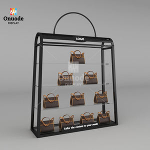 Estantes de Exhibición para Bolsos y Carteras Personalizados |   Accesorios Modernos para Bolsas de Compra |   Estanterías de Pared para Tiendas |   Diseño de Interiores de Boutique - Product Image 3