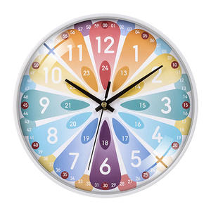 <span class=keywords><strong>Reloj</strong></span> Didáctico Infantil con Manecillas Silenciosas <span class=keywords><strong>para</strong></span> el Aprendizaje del Tiempo, Diseño Contemporáneo de Acrílico <span class=keywords><strong>para</strong></span> Sala de Estar - Product Image 4
