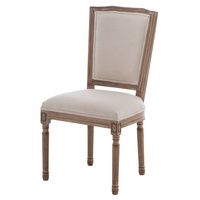 Chaise de salle à manger vintage en bois massif, style nordique/européen/américain, simple et rustique, tabouret de café et chaise de maquillage