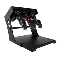 Pédales Simagic P1000i modulaires inversées triples avec option hydraulique P1000i & P1000i-RS, pédales de simulation de course avec capteur de force pour simulateur PC
