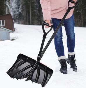 Venta al por mayor de fábrica: <span class=keywords><strong>Pala</strong></span> quitanieves de 18 pulgadas con doble mango, modelo dos en uno, tipo que ahorra esfuerzo, con hoja de plástico y <span class=keywords><strong>pala</strong></span> para almacenamiento de granos - Product Image 5