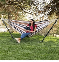Hamac de jardin extérieur avec support | Hamac de lit balançoire avec cadre en métal