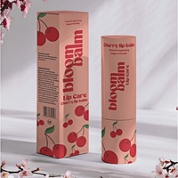 Boîtes en papier enduit écologiques personnalisées pour l'emballage de gloss à lèvres, avec taille et design esthétique sur mesure