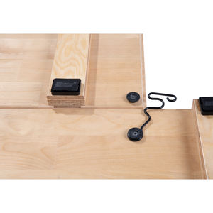 H600 acero betulla sport pavimenti in legno massello <span class=keywords><strong>per</strong></span> basket Indoor Fustal corte calcio portatile <span class=keywords><strong>Parquet</strong></span> con il prezzo di fabbrica - Product Image 1