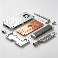 Plaque de refroidissement liquide personnalisée pour serveur IA et dissipateur thermique pour GPU, gestion thermique haute efficacité pour les centres de données