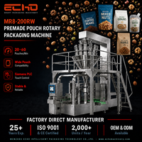 Machine d'emballage automatique ECHO pour le remplissage et la fermeture de sachets préformés pour particules