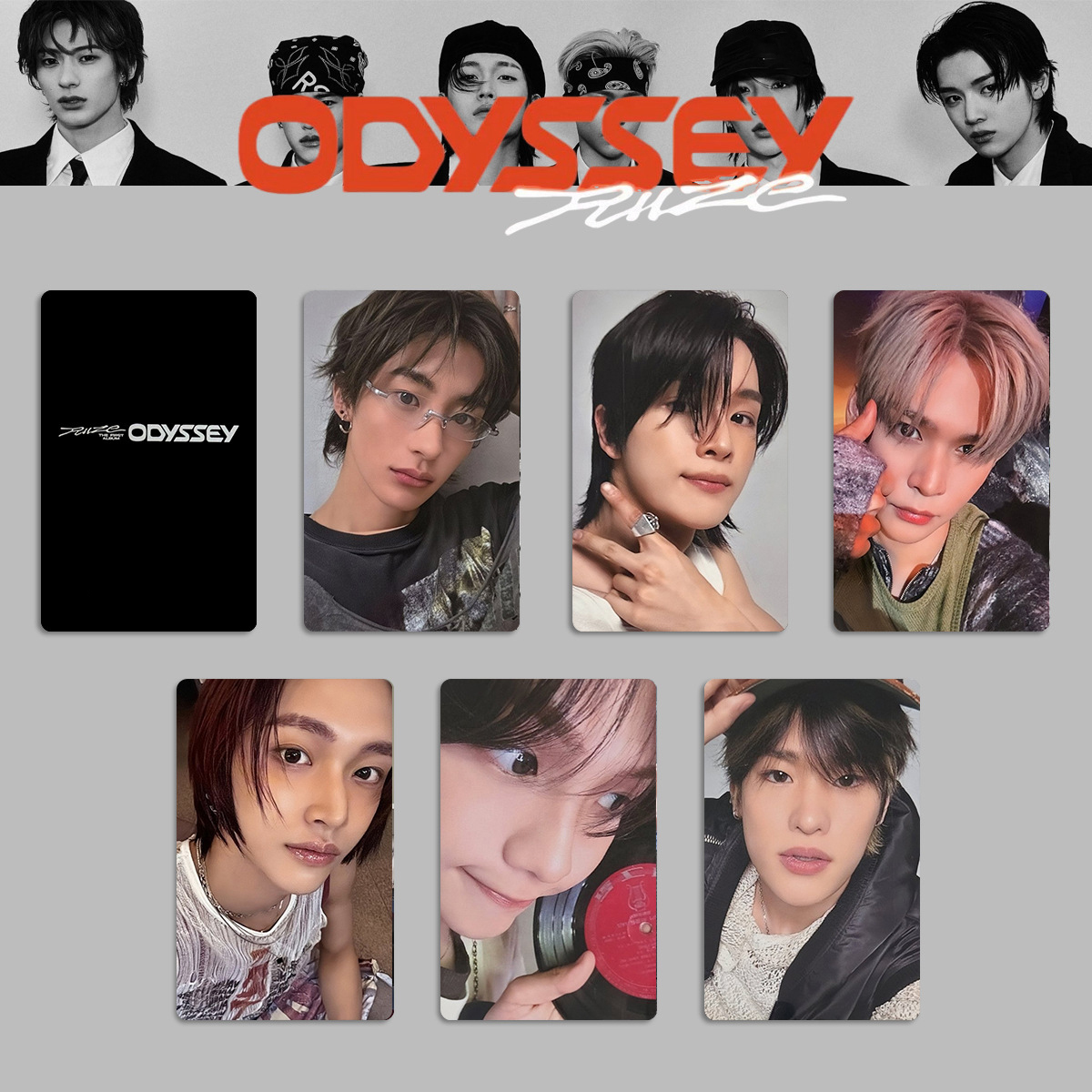 6Pcs/Set Kpop RIIZE ODYSSEY Album Selfie Cards Wonbin Shotaro