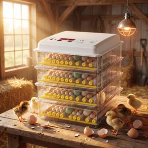 Nueva Incubadora de Huevos Solar de 220V, Material PP, 200/210 Huevos, para Gansos, Aves, Pollos, Patos, Codornices, Avestruces, Tasa de Eclosión del 70-98%, Uso Agrícola - Product Image 5