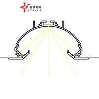 Profilé carré en aluminium LED Série 6000 CRI 90 Alliage T5 Anodisation de surface Bande lumineuse pour éclairage mural de bureau Garantie 5 ans