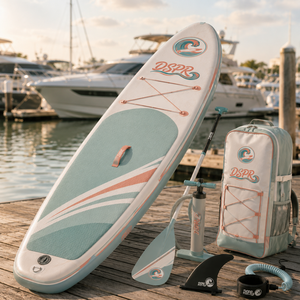 Planche de SUP écologique et portable, idéale pour la détente aquatique et les excursions panoramiques, crée une ambiance décontractée. - Product Image 4