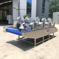 Automatische roterende blaasdroger voor verpakte producten en voedselverpakkingen, droogmachine van roestvrij staal