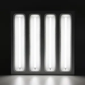 室内照明3 CCT 4隔间直嵌入式发光二极管格栅面板灯595x595毫米600*600