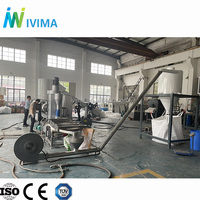 Máquina Granuladora de Plástico Automática 3 en 1 Tipo Compactador para Bolsas Tejidas de PP y PE