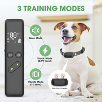 Werkseitig angepasstes wasserdichtes Hunde rinden kontroll halsband ohne Schock pieps und Vibrations trainings funktionen Inklusive Fernbedienung
