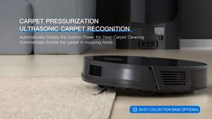 Aspirateur intelligent anti-collision et anti-chute, recharge automatique, contrôlé par application, aspiration programmée et à points fixes - Product Image 6